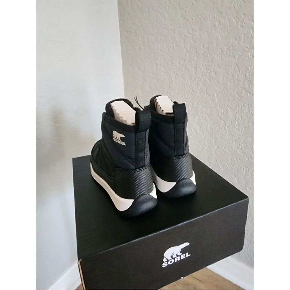 SOREL Whitney II‎ Short Waterproof Insulated Boot, Toddler Size 9, Black, NWT